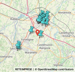 Mappa Stradello dei Frati, 41051 Castelnuovo Rangone MO, Italia (6.09632)