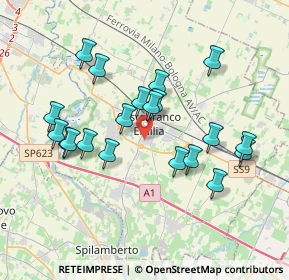 Mappa Via Palmiro Togliatti, 41013 Castelfranco Emilia MO, Italia (3.568)