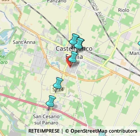 Mappa Via Palmiro Togliatti, 41013 Castelfranco Emilia MO, Italia (2.41636)