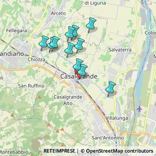 Mappa Via G. Garibaldi, 42013 Casalgrande RE, Italia (1.67364)