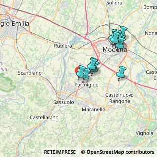 Mappa Via Corletto, 41043 Formigine MO, Italia (7.26154)