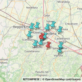 Mappa Via Corletto, 41043 Formigine MO, Italia (10.24385)