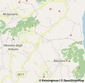 Mappa Strada bazzano, 43024 Neviano Degli Arduini PR, Italia (1.03077)