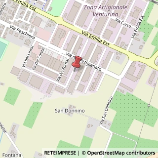Mappa Via dei Carrettieri, 15, 41013 Castelfranco Emilia, Modena (Emilia Romagna)