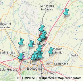 Mappa Via dei Tintori, 40050 Funo BO, Italia (6.03471)