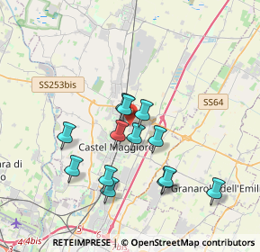 Mappa Via dei Tintori, 40050 Funo BO, Italia (3.25)