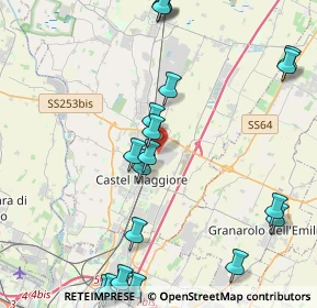 Mappa Via dei Tintori, 40050 Funo BO, Italia (5.392)