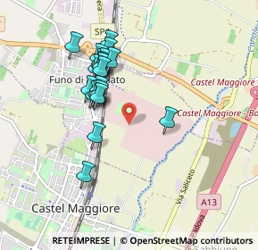 Mappa Via dei Tintori, 40050 Funo BO, Italia (0.8285)