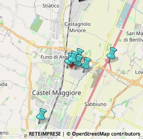 Mappa Via dei Tintori, 40050 Funo BO, Italia (3.0605)