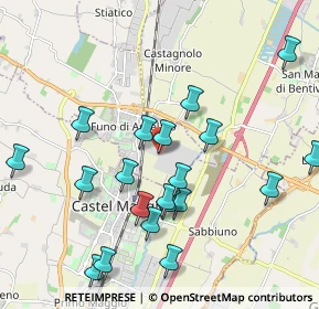 Mappa Via dei Tintori, 40050 Funo BO, Italia (2.141)