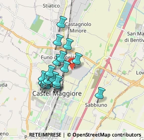 Mappa Via dei Tintori, 40050 Funo BO, Italia (1.49842)