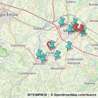 Mappa Via Torrazzo, 41043 Formigine MO, Italia (7.86909)