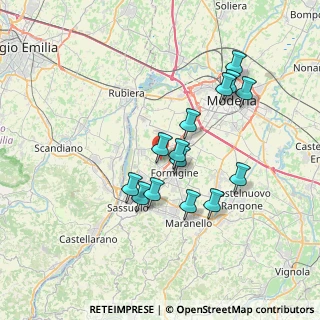 Mappa Via Torrazzo, 41043 Formigine MO, Italia (6.51071)