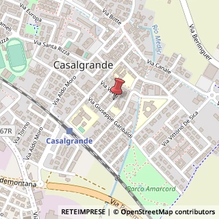Mappa Via Gaetano Donizzetti,  10, 42014 Casalgrande, Reggio nell'Emilia (Emilia Romagna)