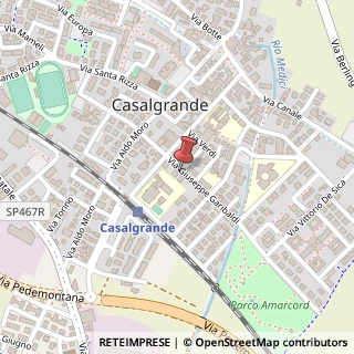 Mappa Via G. Garibaldi, 12, 42013 Casalgrande, Reggio nell'Emilia (Emilia Romagna)