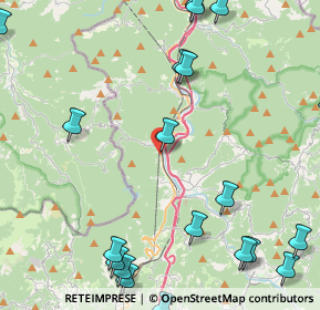 Mappa Corso Trento Trieste, 16010 Ronco Scrivia GE, Italia (6.2835)