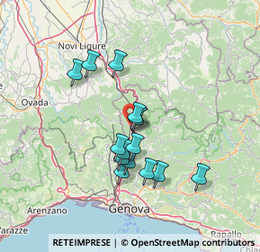 Mappa Corso Trento Trieste, 16010 Ronco Scrivia GE, Italia (11.32133)