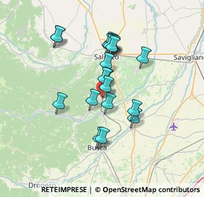 Mappa Verzuolo - Villanovetta SS, 12039 Verzuolo CN, Italia (5.7815)