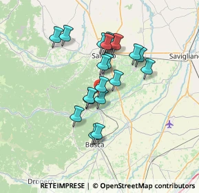 Mappa Verzuolo - Villanovetta SS, 12039 Verzuolo CN, Italia (5.7375)