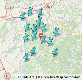 Mappa Strada Provinciale, 12065 Monforte D'alba CN, Italia (6.20688)