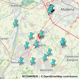 Mappa Via Romano, 41043 Formigine MO, Italia (5.19)