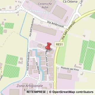 Mappa Via Caduti sul Lavoro, 26, 42013 Casalgrande, Reggio nell'Emilia (Emilia Romagna)
