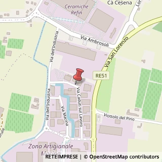 Mappa Via Caduti sul Lavoro, 34, 42013 Casalgrande, Reggio nell'Emilia (Emilia Romagna)