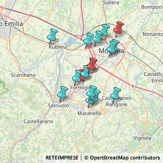Mappa Via Cipollino, 41043 Formigine MO, Italia (6.27313)