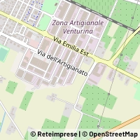 Mapa Castelfranco Emilia