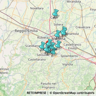 Mappa Via Antonio Pacinotti, 41043 Formigine MO, Italia (8.09)