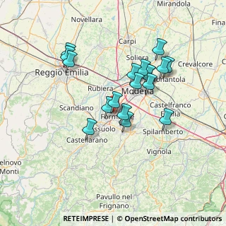 Mappa Via Antonio Pacinotti, 41043 Formigine MO, Italia (12.71556)