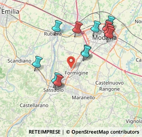 Mappa Via Antonio Pacinotti, 41043 Formigine MO, Italia (7.735)