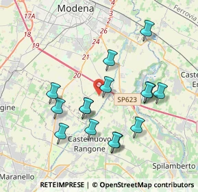 Mappa Str. Paganine, 41126 Portile MO, Italia (3.66733)