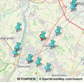 Mappa Via Don Sante Montorsi, 41043 Formigine MO, Italia (5.11923)