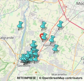 Mappa Via Don Sante Montorsi, 41043 Formigine MO, Italia (4.0855)