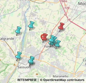 Mappa Via Don Sante Montorsi, 41043 Formigine MO, Italia (3.26545)