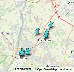 Mappa Via Don Sante Montorsi, 41043 Formigine MO, Italia (3.77727)