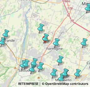 Mappa Via Don Sante Montorsi, 41043 Formigine MO, Italia (6.077)