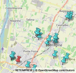 Mappa Via Don Sante Montorsi, 41043 Formigine MO, Italia (2.618)