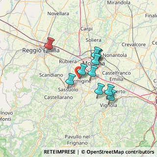 Mappa Via Mosca, 41043 Formigine MO, Italia (10.27273)