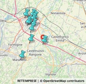 Mappa Str. Vignolese, 41126 San Donnino MO, Italia (7.42091)