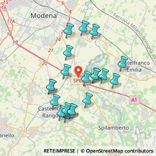 Mappa Str. Vignolese, 41126 San Donnino MO, Italia (3.7095)
