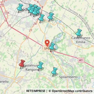 Mappa Str. Vignolese, 41126 San Donnino MO, Italia (5.66769)