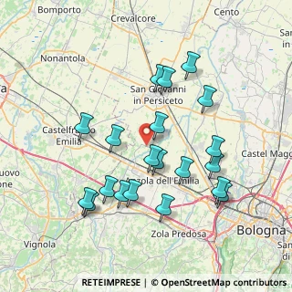 Mappa Via Villa, 40017 San Giovanni in Persiceto BO, Italia (7.5935)
