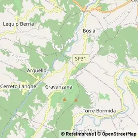 Mappa Cravanzana