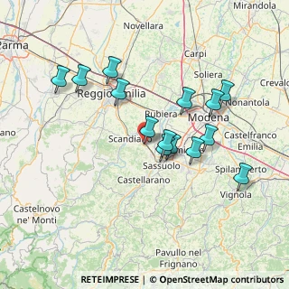 Mappa Via Torino, 42013 Casalgrande RE, Italia (13.65214)