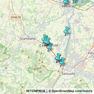 Mappa Via Torino, 42013 Casalgrande RE, Italia (5.53867)
