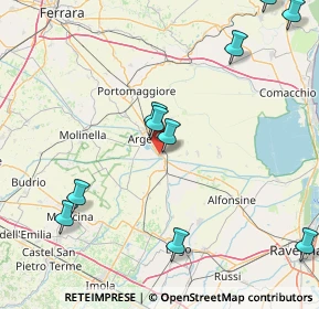 Mappa Via Gino Masperi, 44011 Argenta FE, Italia (23.08333)