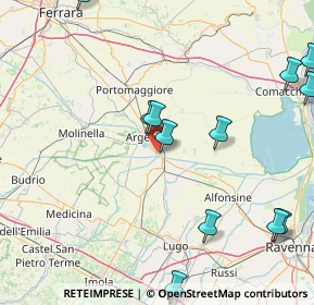 Mappa Via Gino Masperi, 44011 Argenta FE, Italia (21.28833)
