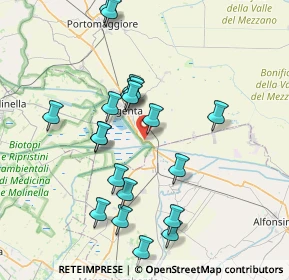 Mappa Via Gino Masperi, 44011 Argenta FE, Italia (7.7735)
